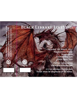 Black Library Live! 2011 ticket