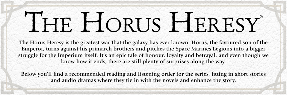 Horus Heresy Reading Chart