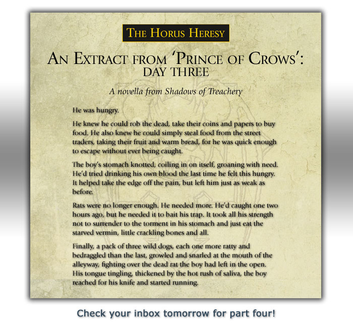 Prince of Crow extract: part two